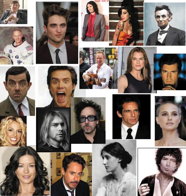 Люди знаменитости. The most popular people. Знаменитости и их названия. Коллаж самые успешные люди. Брэд питт 2005 фото.