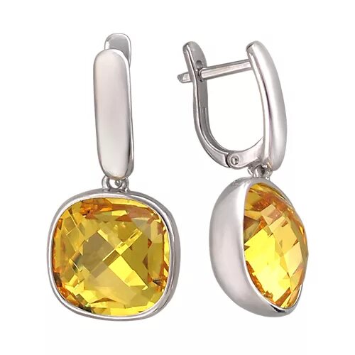 серьги с желтым фианитом. серебряные серьги с желтой вставкой. серебряные серьги с желтыми фианитами. серебряный гарнитур с желто-зелеными фианитами 069. серьги позолоченные eca077.