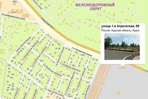 Карта курская ул