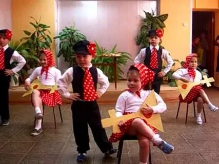Танец бабы в детском саду
