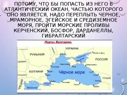 С какими проливами соединяется черное море