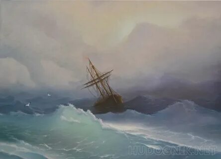 Бушующее море айвазовский