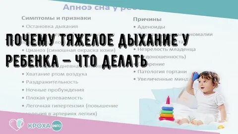 Ребенок тяжело дышит форум