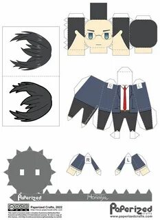 PAPERMAU: Demon Slayer - Sanemi Shinazugawa Paper Toy - by Paperized