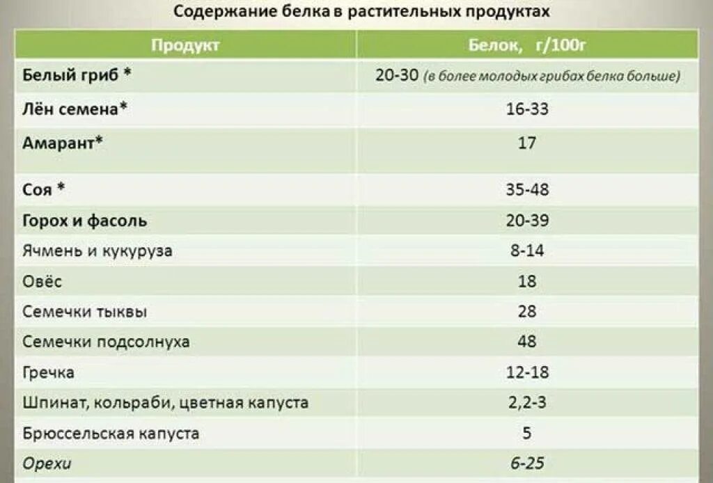 30 белков это сколько. Растительная пища с высоким содержанием белка таблица. Содержание белка в растительных продуктах таблица. Растительный белок таблица продуктов. Содержание белка в растительной пище таблица.