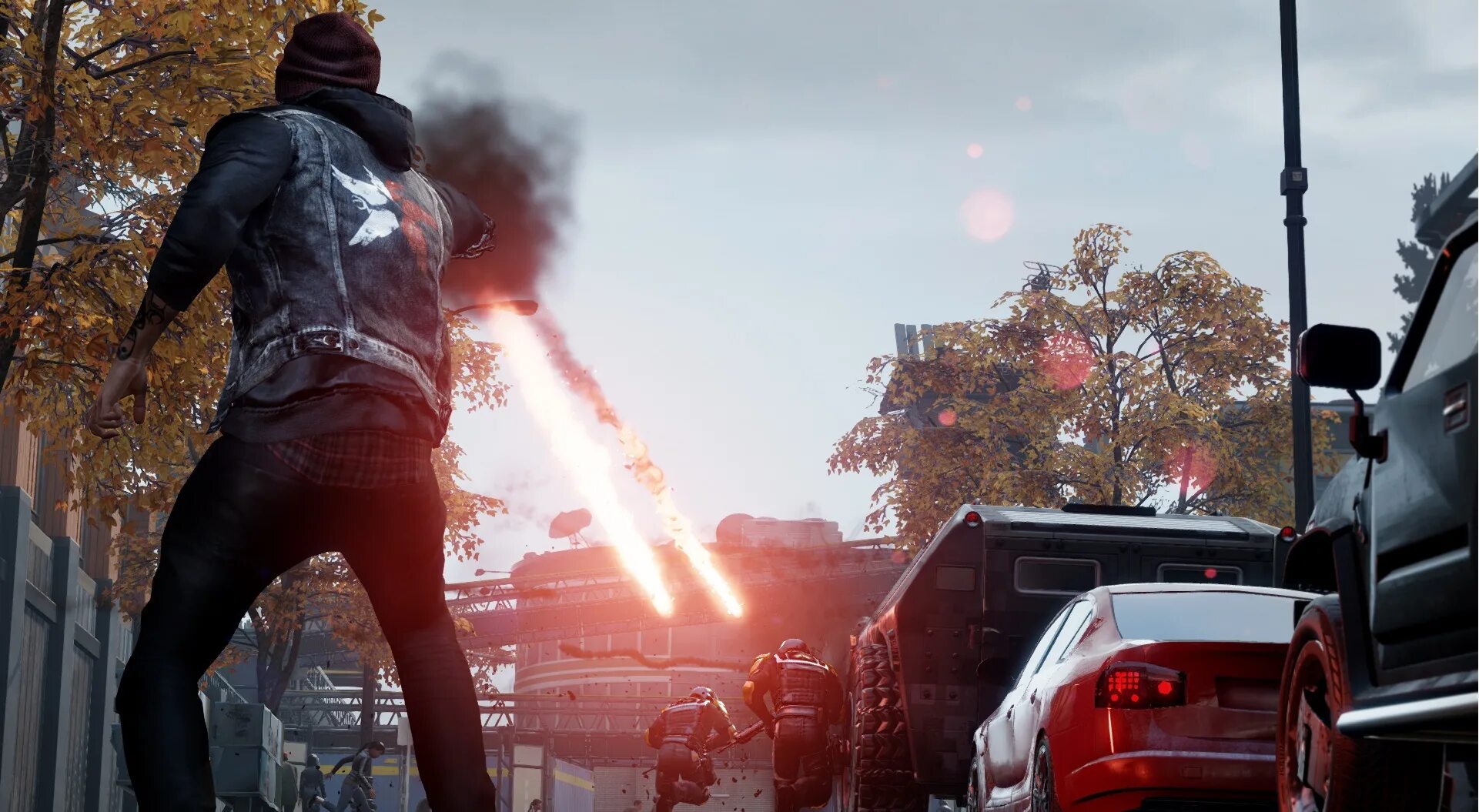 Игра second son. Игра infamous second son. Игра инфамоус секонд сон. Биотеррористы infamous. Infamous second son 2.