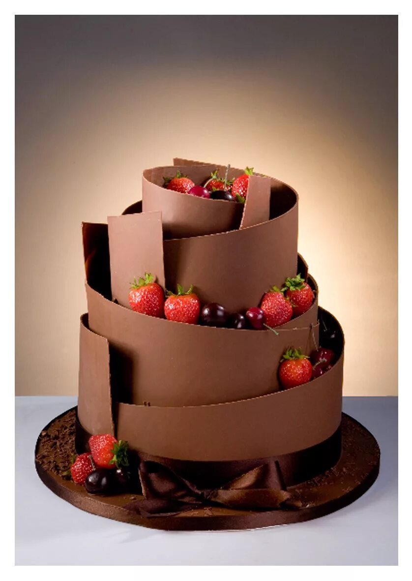 Стильное украшение торта. Необычные торты. Стильный торт. Торт с шоколадным декором. Фото современных тортов