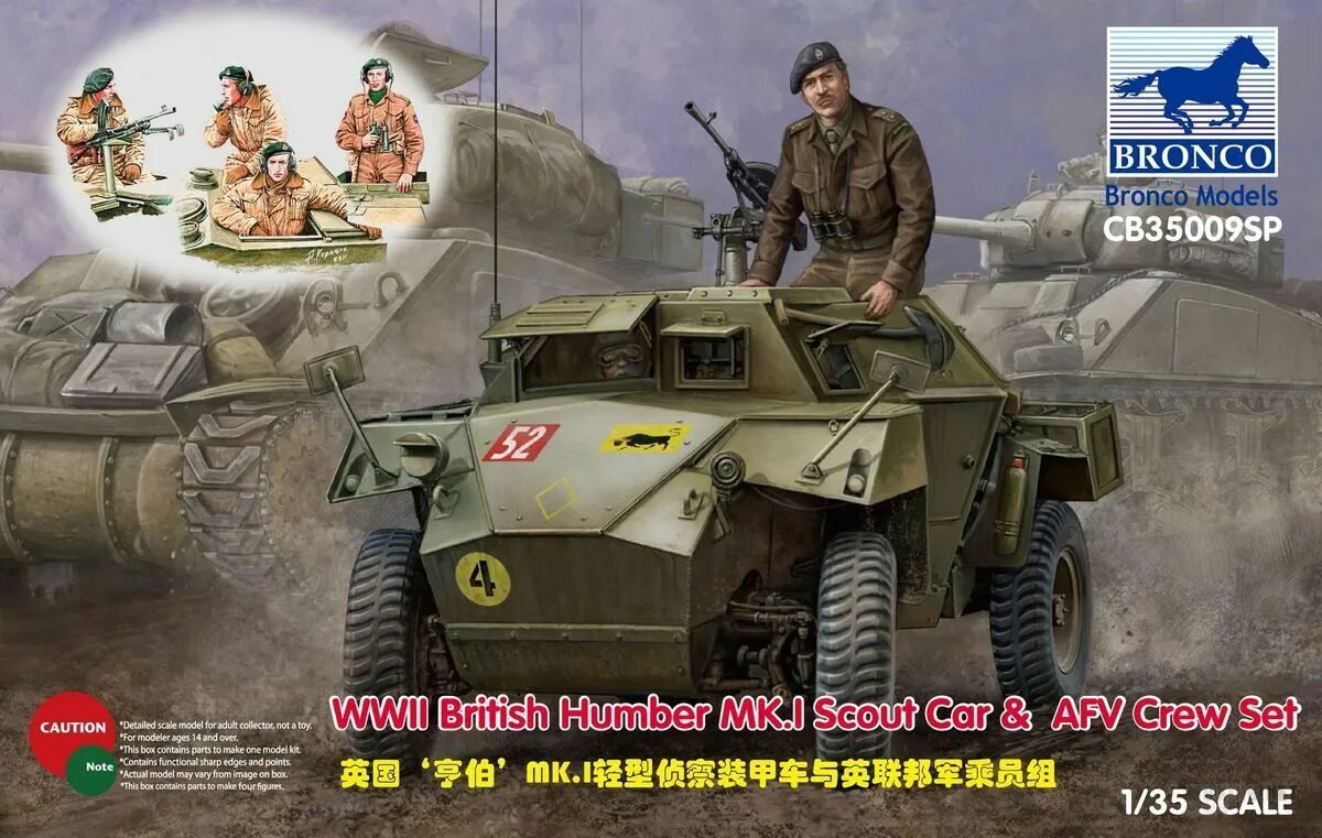 Bronco models. Bronco 135. humber scout car mk. i. bronco 135 car. bronco cb35090.