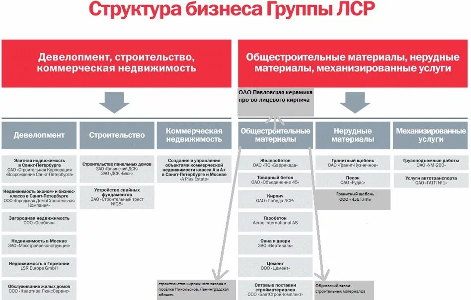 Организационная структура ЛСР групп. Организационная структура девелоперской компании схема. Организационная структура ПАО ЛСР. Структура бизнеса ЛСР. Порядок работы строительной организации