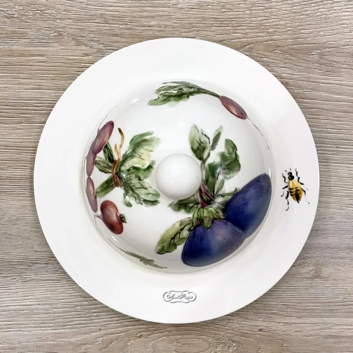 фарфоровые фрукты. набор глубоких тарелок 23 см 6 шт фрукты leander (леандер). обманки с фруктами. царские тарелки. фарфоровые фрукты и овощи.