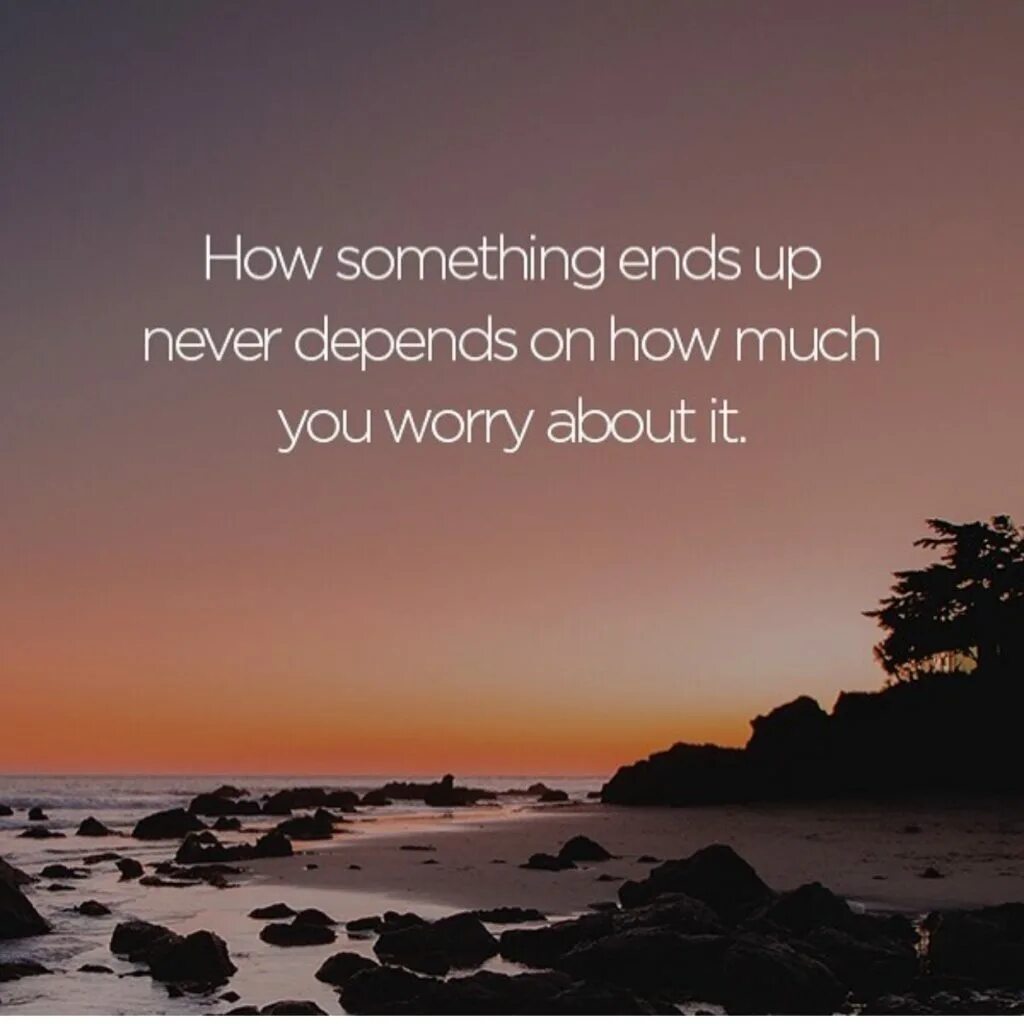 End of something