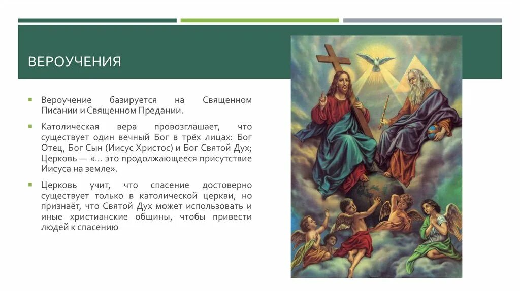 Систематизация вероучения той или иной религии. Основы вероучения католицизма. источники вероучения католицизма. 1 из главных направлений в христианстве. христианство вероучение фото для презентации.
