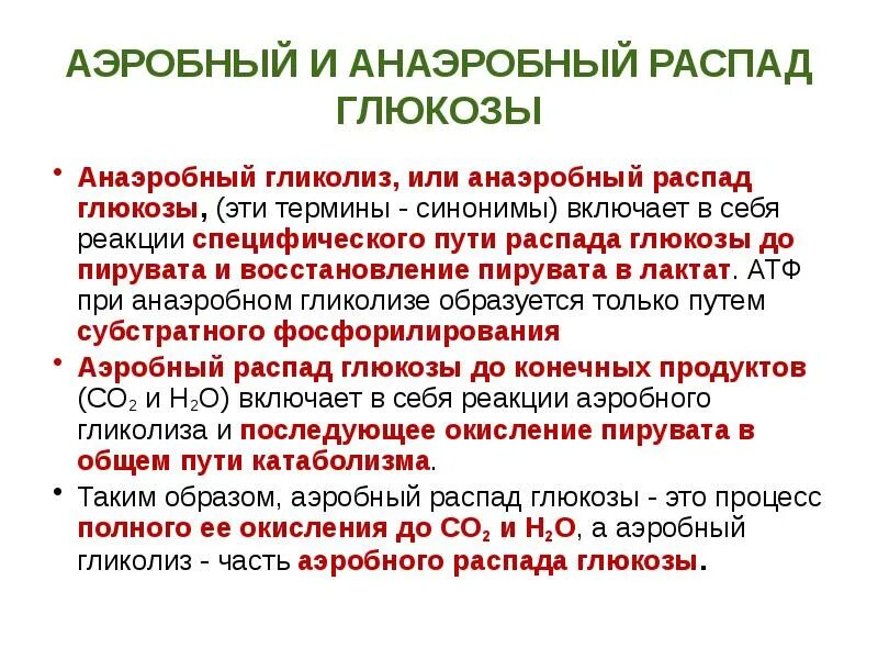 Пути распада. Аэробный и анаэробный гликолиз. Аэробный гликолиз. Аэробный и анаэробный гликолиз отличия. Разница аэробного и анаэробного гликолиза.