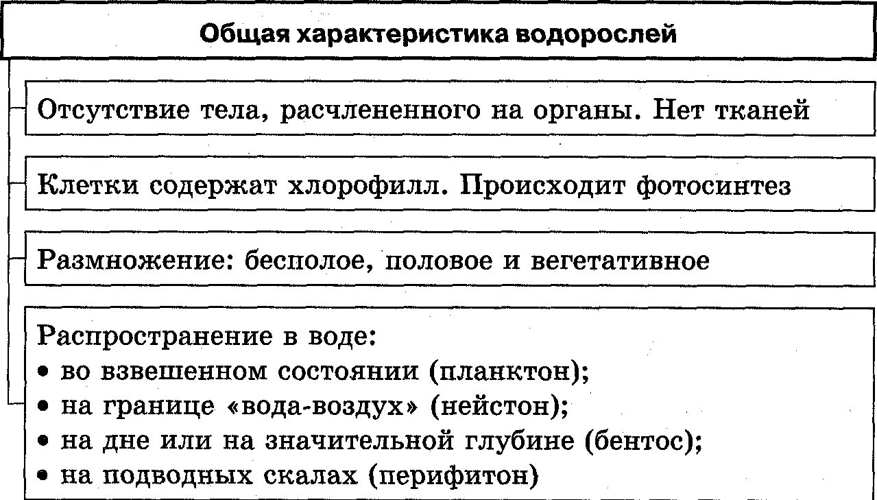 Характеристика классов водорослей. Общая характеристика водорослей таблица. Отдел зеленые водоросли общая характеристика таблица. Общая характеристика отделов водорослей отделы. Общая характеристика водорослей 7 класс таблица.