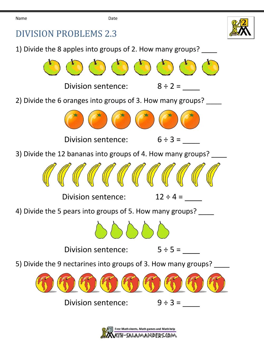 Dividing problem