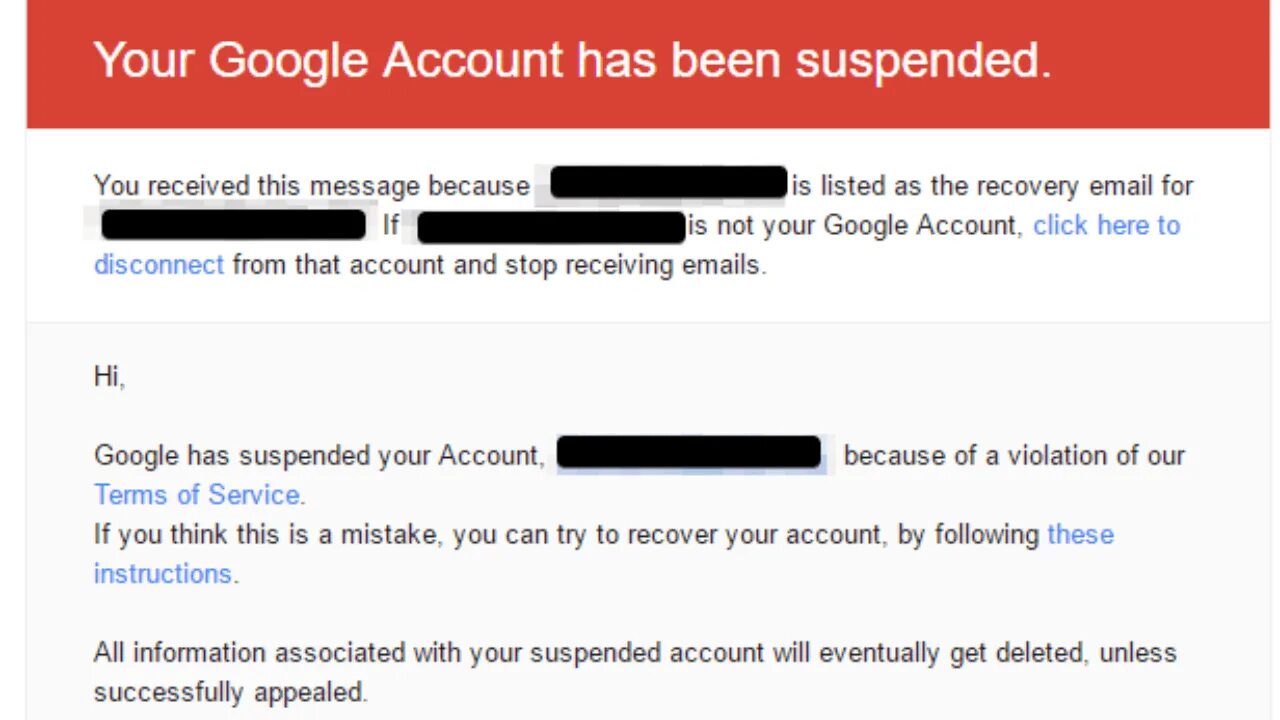 Their accounts were