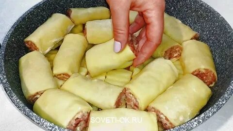 Простой фарш с картошкой