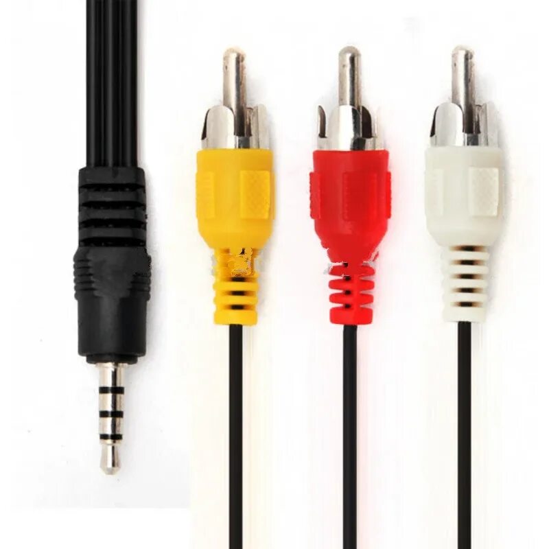 Адаптер Джек - 3rca. 3.5 Jack-3rca 1.5m; шнур 3rca \ av.Cable \ 1.5 м.. Аукс 3.5 Джек. Кабель av 3.5mm 3rca. 3 5 мм 3 rca