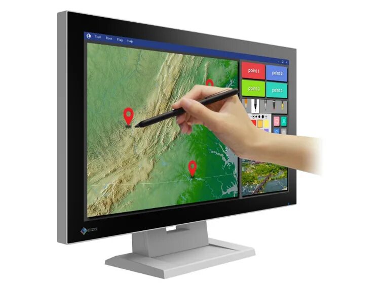 Мониторы с тачскрином. Eizo l 551. Сенсорный монитор. Сенсорный монитор для компьютера. Сенсорный монитор 42.