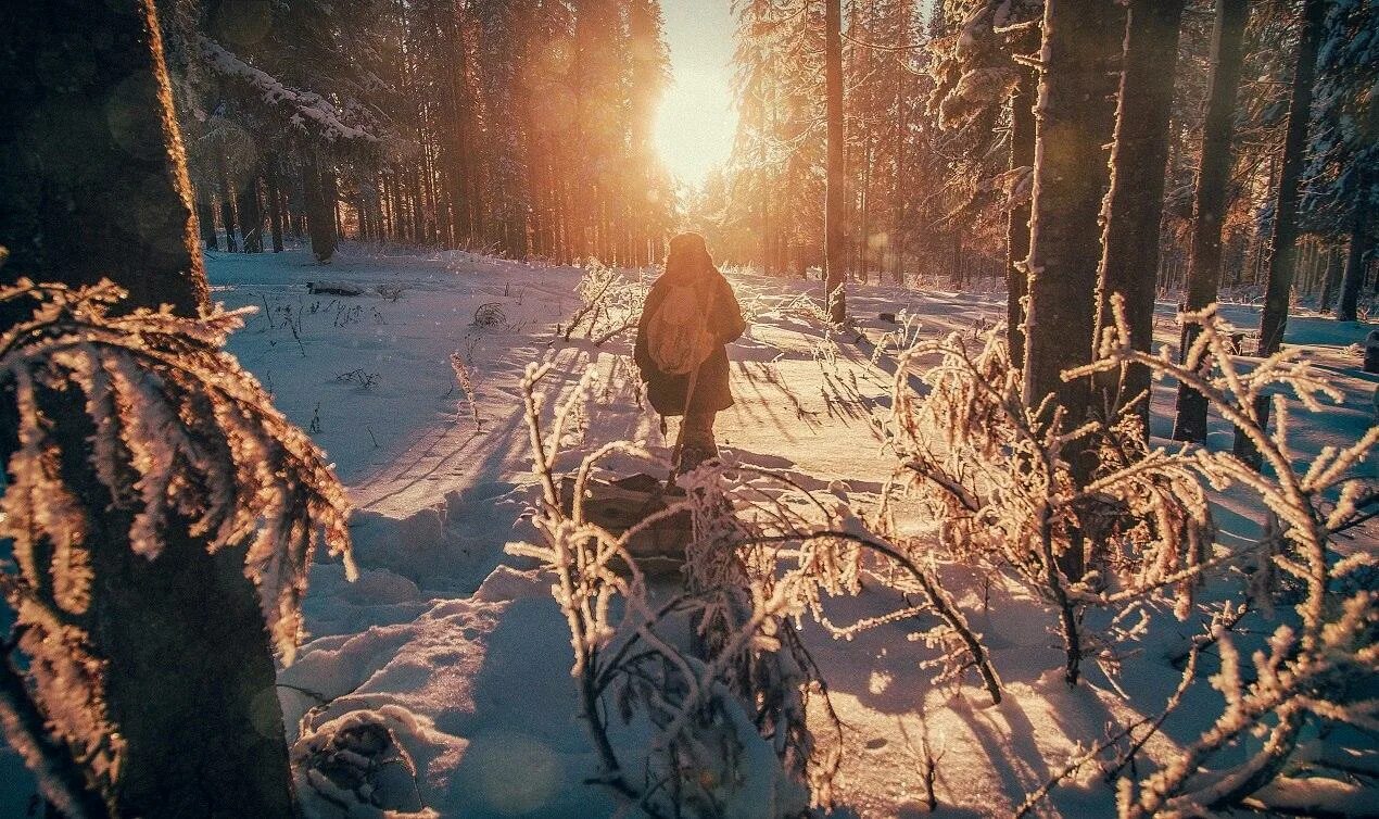 Русский зимний дух. In russia there are special