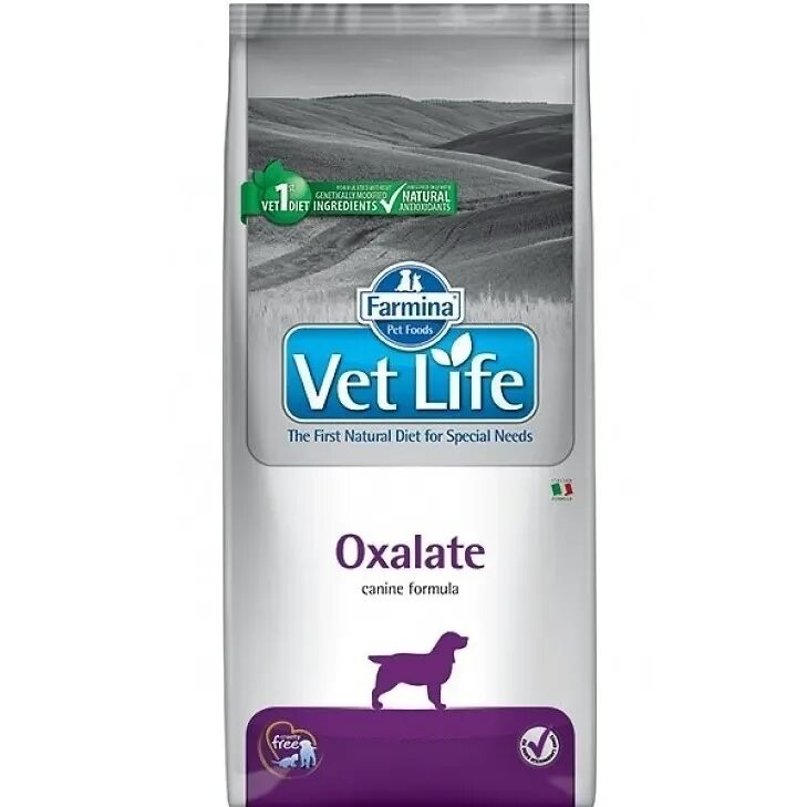 Vet life obesity. Фармина oxalate. Корм Фармина Гепатик для собак. Farmina vet Life Dog Gastro-intestinal. Vet Life 2 кг корм для собак.