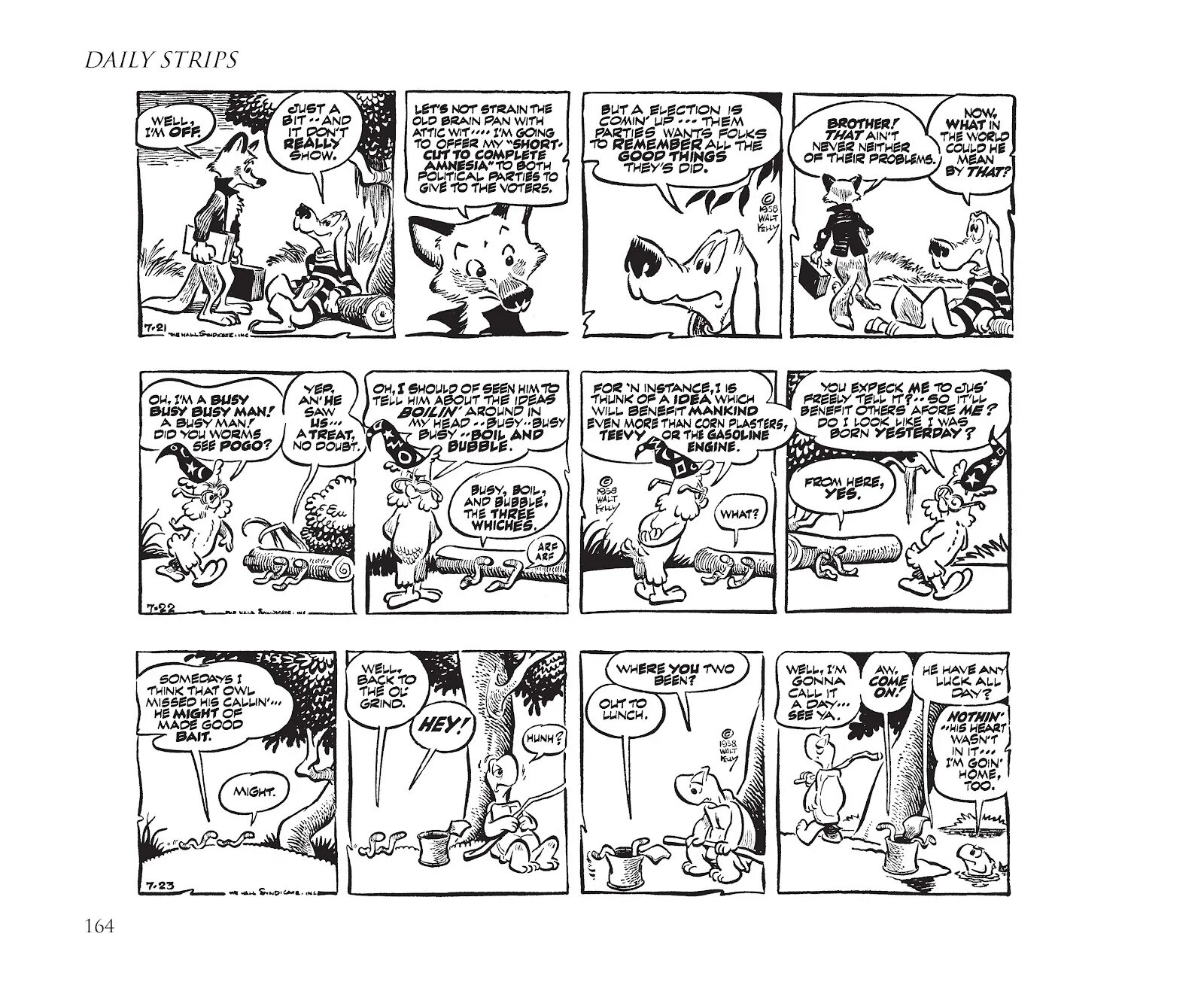 Комикс одна пшеничная марка на русском читать. Pogo комиксы. Pogo Possum. Cartoonists Walt Kelly.