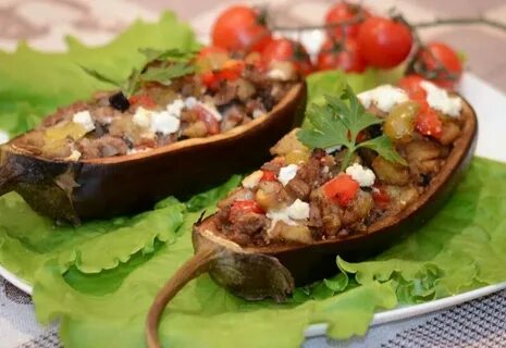 Лодочки из грибами в духовке