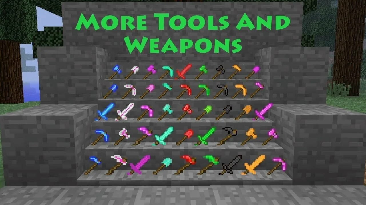 Мод на инструменты. Мод more ores Tools. More Tools мод на майнкрафт. Майнкрафт мод на инструменты.