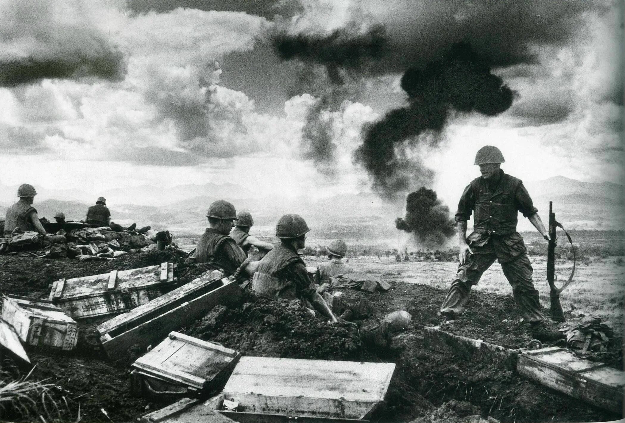 Фотографии второй мировой войны. Кхесань. Осада Кхесани во Вьетнаме.