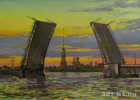 Белые ночи нарисовать