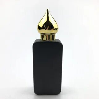 Духи черно золотой флакон