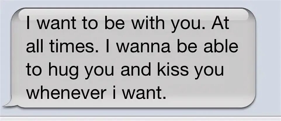 I wanna be with you