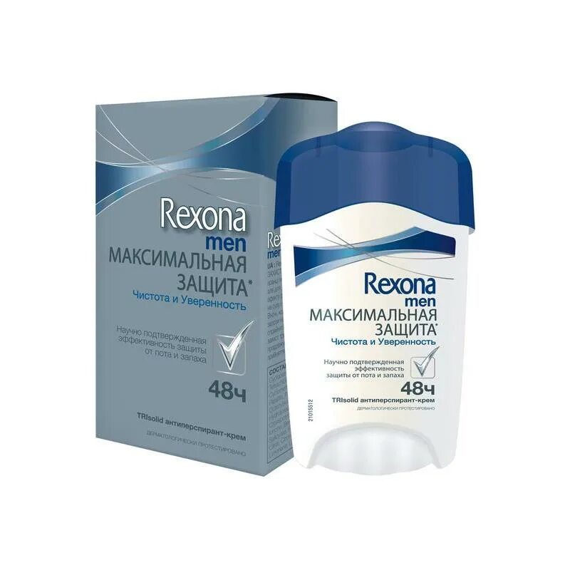 Максимальная защита 50. ДЕЗ. Rexona Creme муж. Чистота и уверенность / максимальная защита 45мл. /6. Rexona максимальная защита. Дезодорант Rexona максимальная защита. Рексона крем антиперспирант.