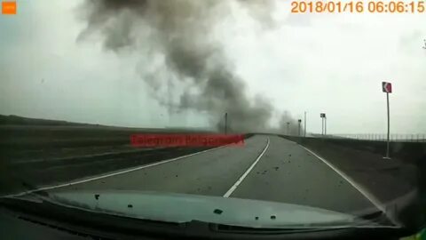 Сбитая ракета упала в курске