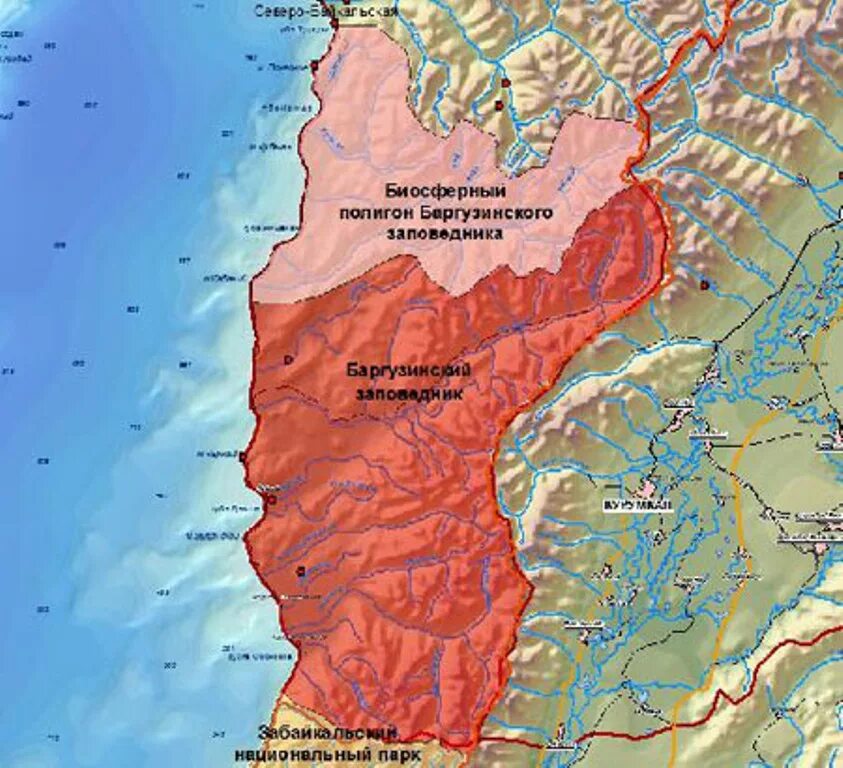 Где находится байкальский хребет на карте. Баргузинский заповедник территория. Баргузинский заповедник расположение на карте. Баргузинский заповедник на карте России. Баргузинский заповедник территория на карте.