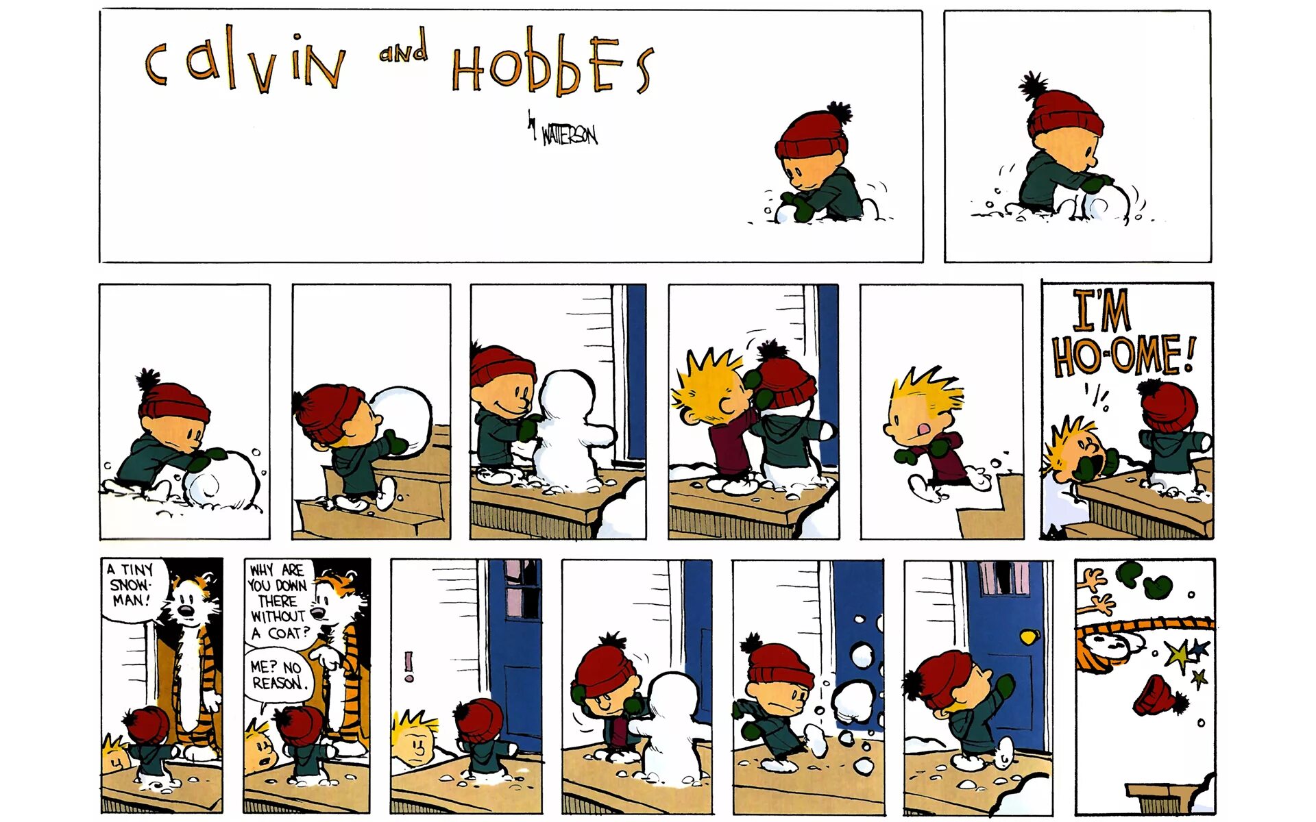 Комикс 7 читать. Calvin and Hobbes Comics 7.