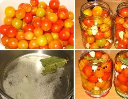 Солим желтые помидоры на зиму