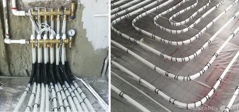 Отопление пола пластиковыми трубами