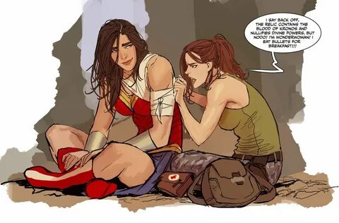 Wonder Woman and Lara Croft by Stjepan Šejić - Album on Imgur Dc Comics, Te...