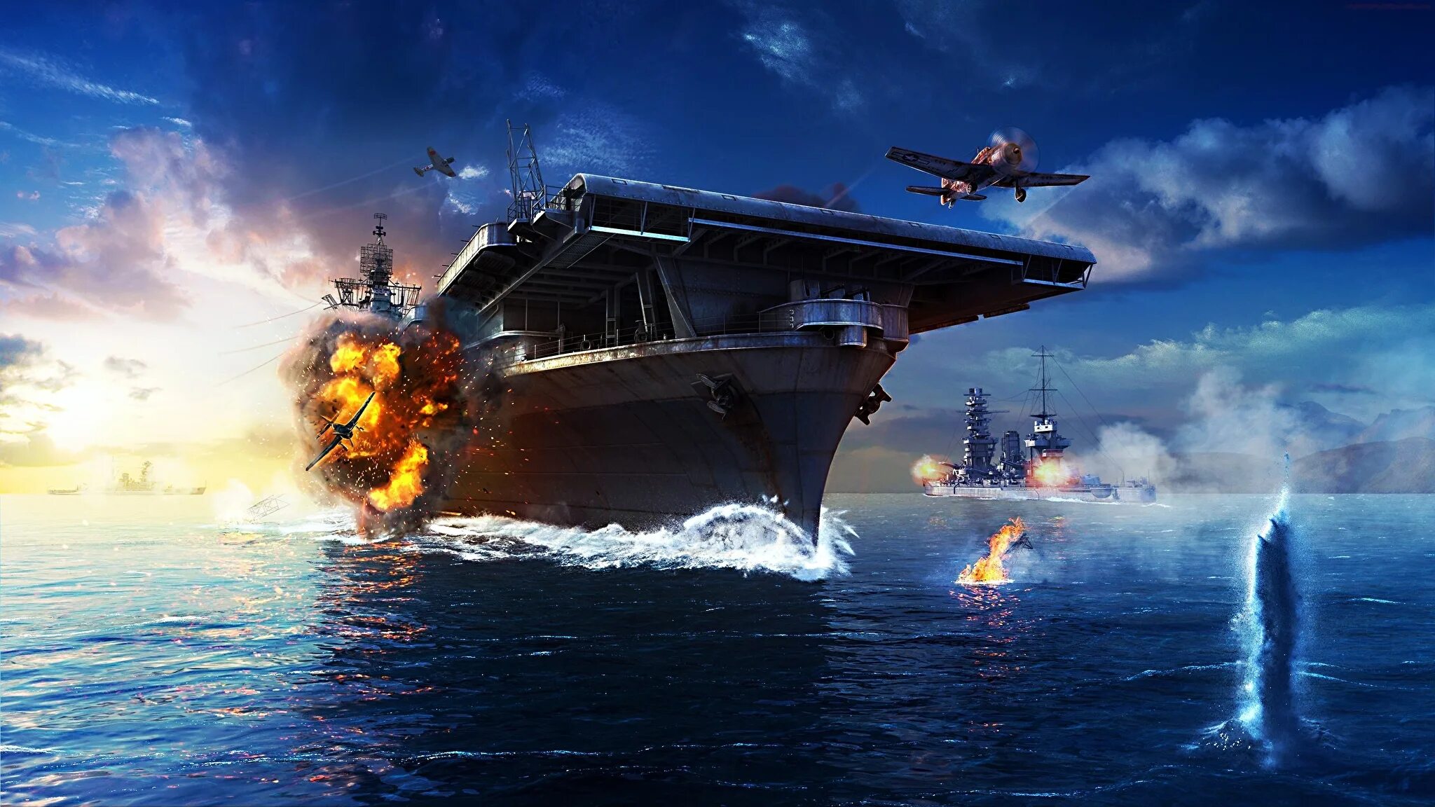 Морской бой World of Warships. World of Warships авианосцы. World of Warships корабли авианосцы. World of Warships битва за Мидуэй.