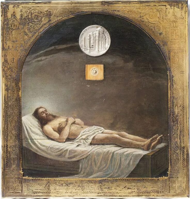 Христос во гробе картина Брюллов. Тело пребывает в страдании