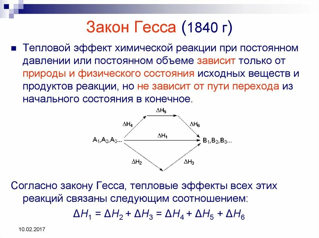 Закон гесса следствия примеры Следствия гесса найдено 90 фото