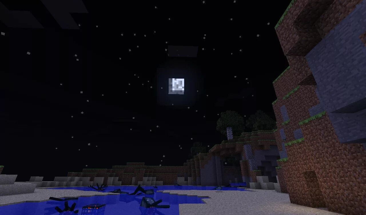 Lunar minecraft. Луна в МАЙНКРАФТЕ. Звездное небо майнкрафт. Ночь из МАЙНКРАФТА. Ночное небо МАЙНКРАФТА.