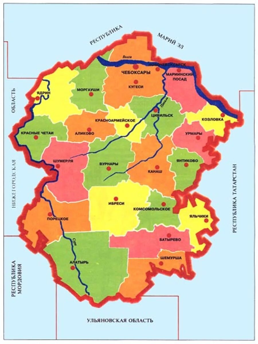 Чувашская область какой регион