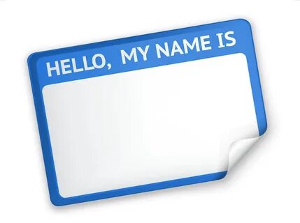 Name tag