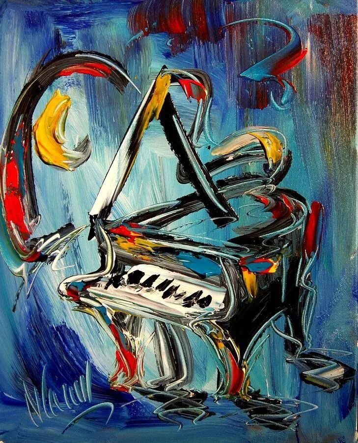 Music painting. Рояль в живописи. Музыкальная тема в живописи. Абстракция с музыкальными инструментами. Картины с музыкальной тематикой.