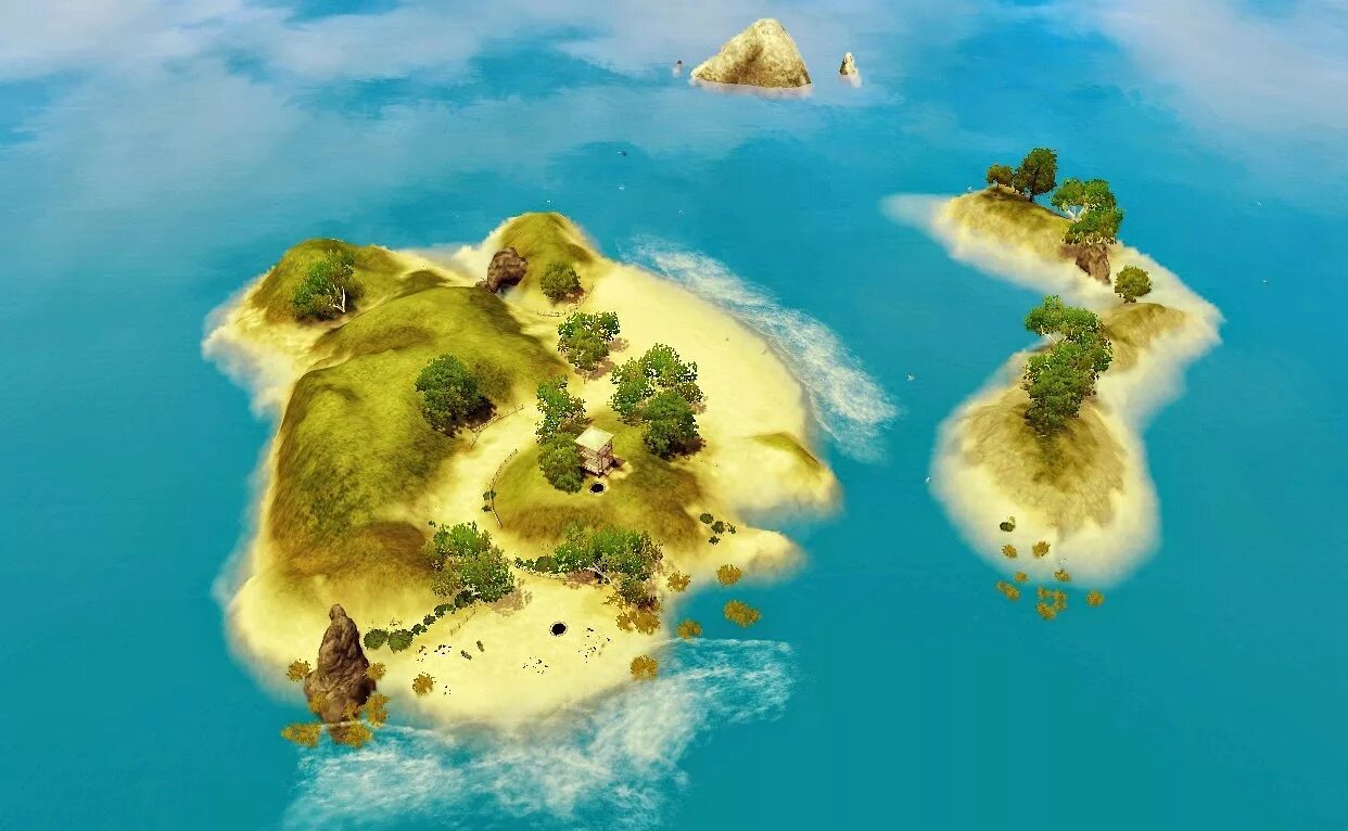 Любые 3 острова. SIMS 3 Island World. SIMS 3 Custom World Island. Остров сверху. Три острова.