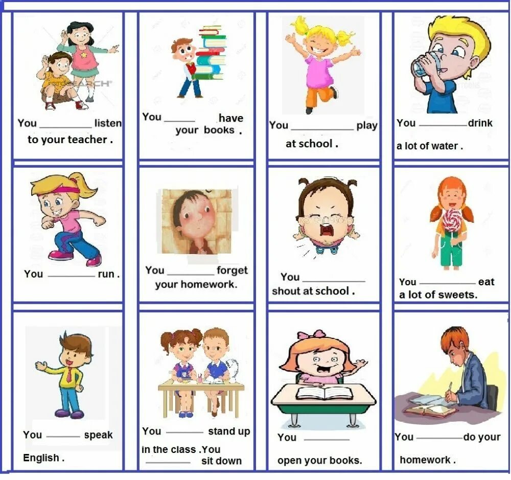 Tasks for must. Глагол must worksheets. must для детей упражнения. must в английском языке exercises. must mustn&#039;t карточки.