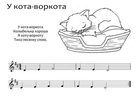 Теплые коты ноты