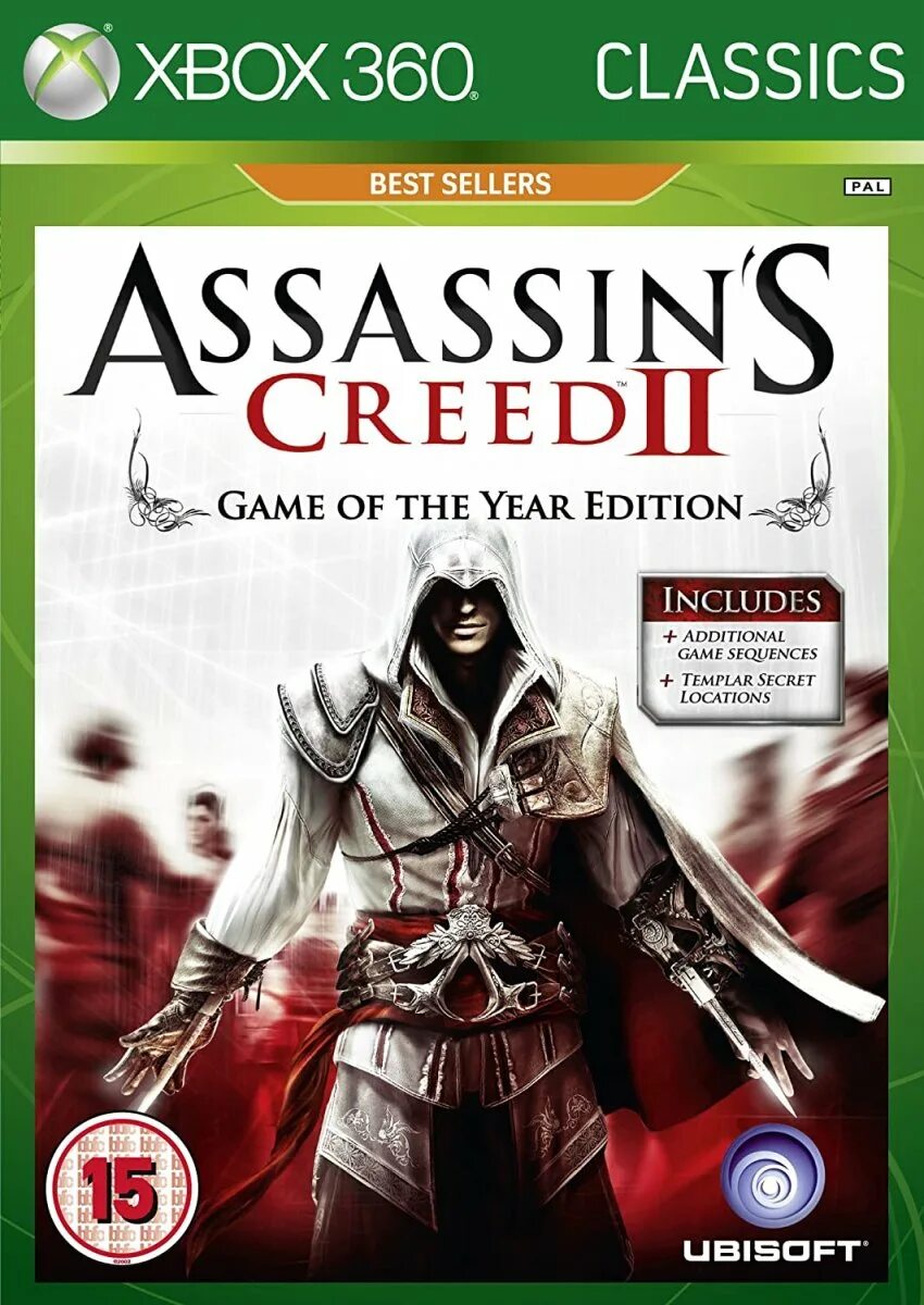 Игры game of the year edition. Ассасин Крид на хбокс 360. Assassins Creed 2 Xbox 360 русская версия. Assassins Creed 2 GOTY для Xbox 360 GOTY. Ассасин Крид 2 Xbox 360.